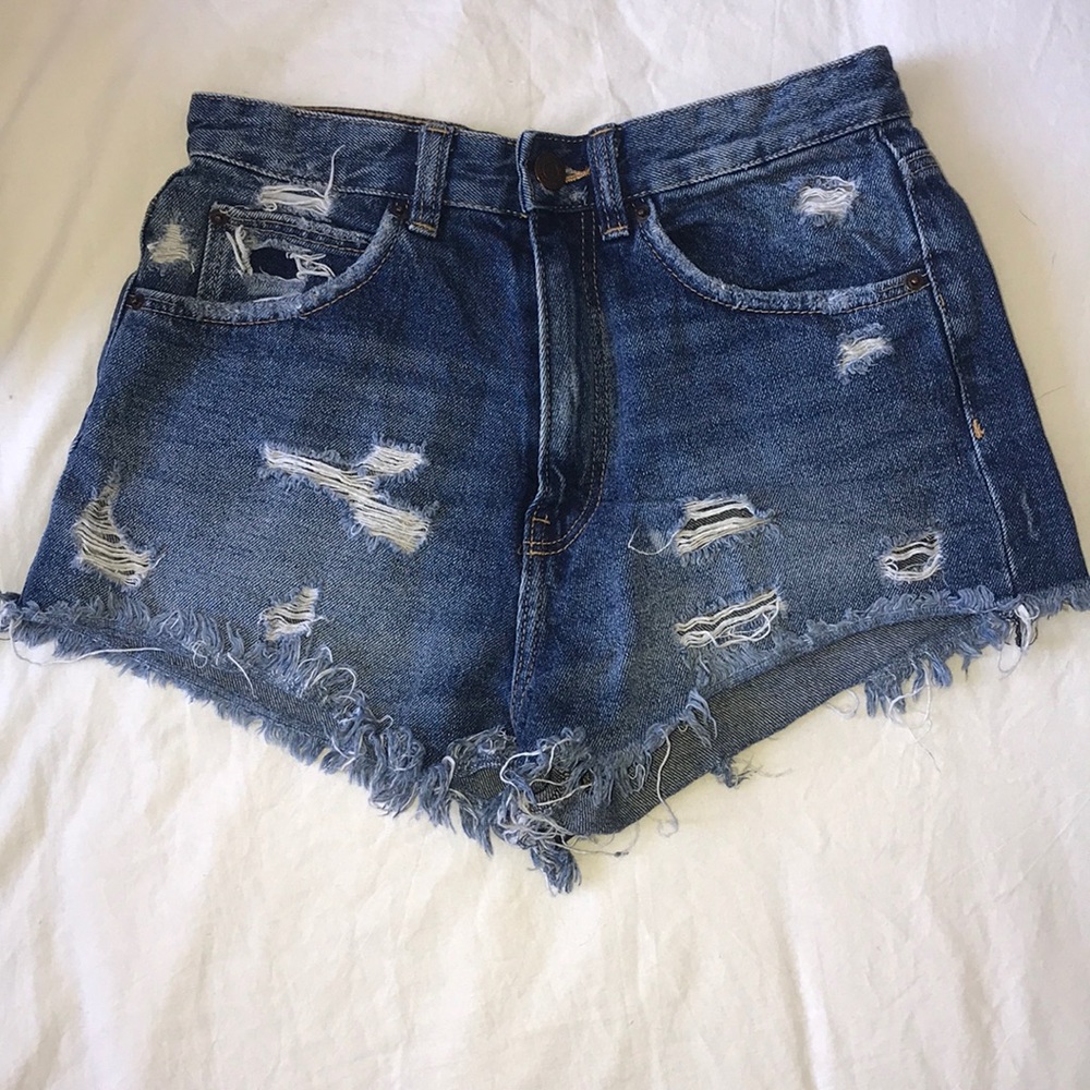Zara denim shorts